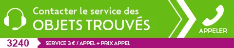 contacter service objets trouvés
